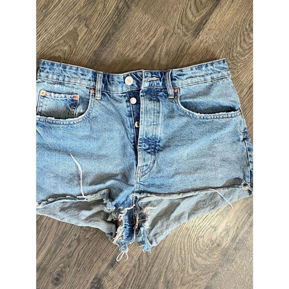 Jean shorts high rise Zara